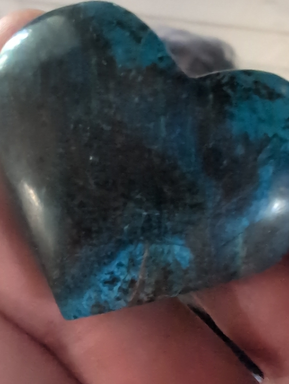 Azurite Heart - Picture 2 of 4